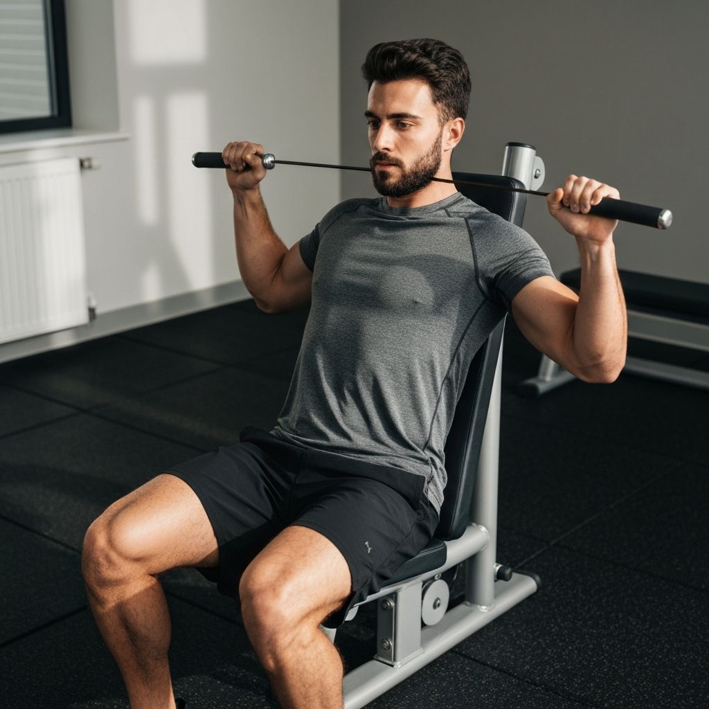 Person bei Kraftübungen mit eigenem Körpergewicht